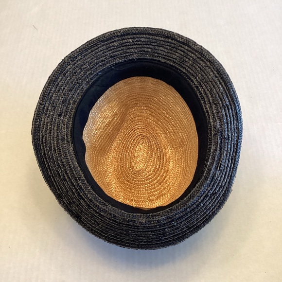 NWOT H&M two tone straw fedora - Picture 2 of 6